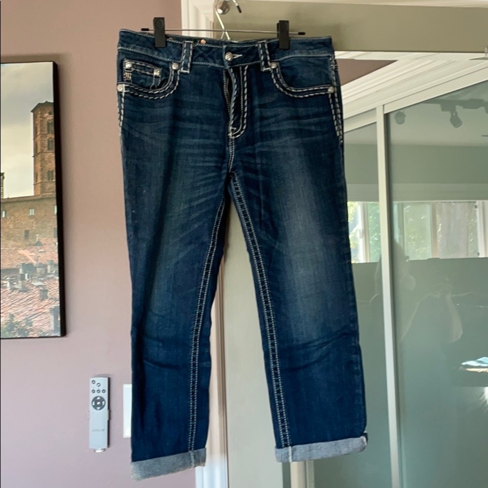 Miss Me boyfriend Capri, size 30